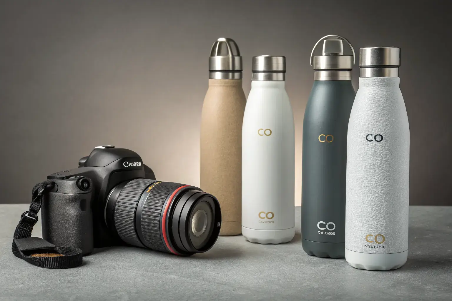 Custom co-branded plant-based water bottles — biodegradable white-label water bottle program for businesses